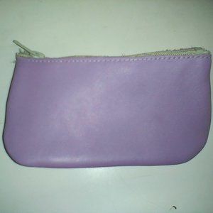 BAG lilac zipper pouch coin purse handbag accessories jewelry case